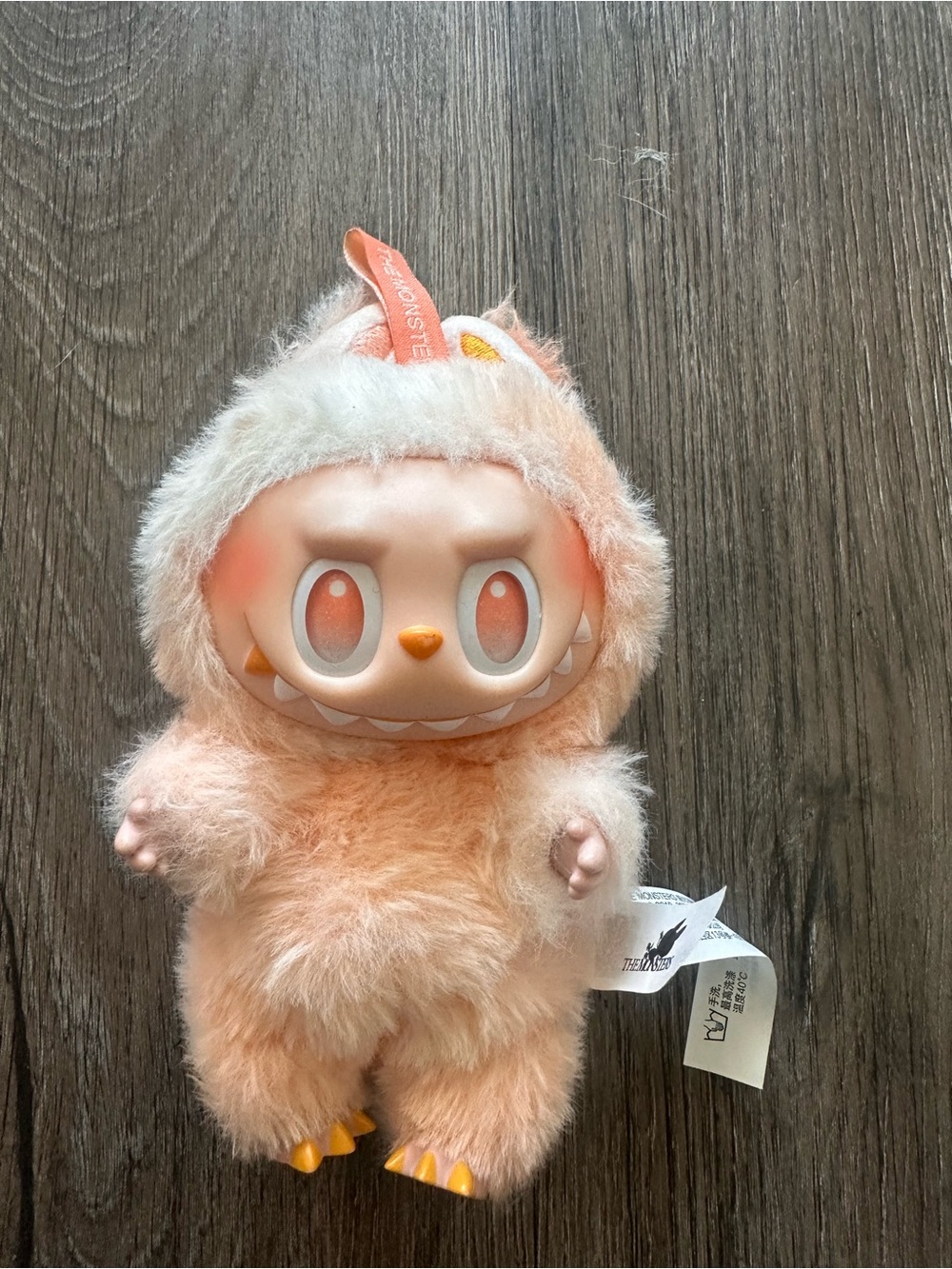 Labubu  Original The Beast Plush Toy - Peach Fuzzy Collectible